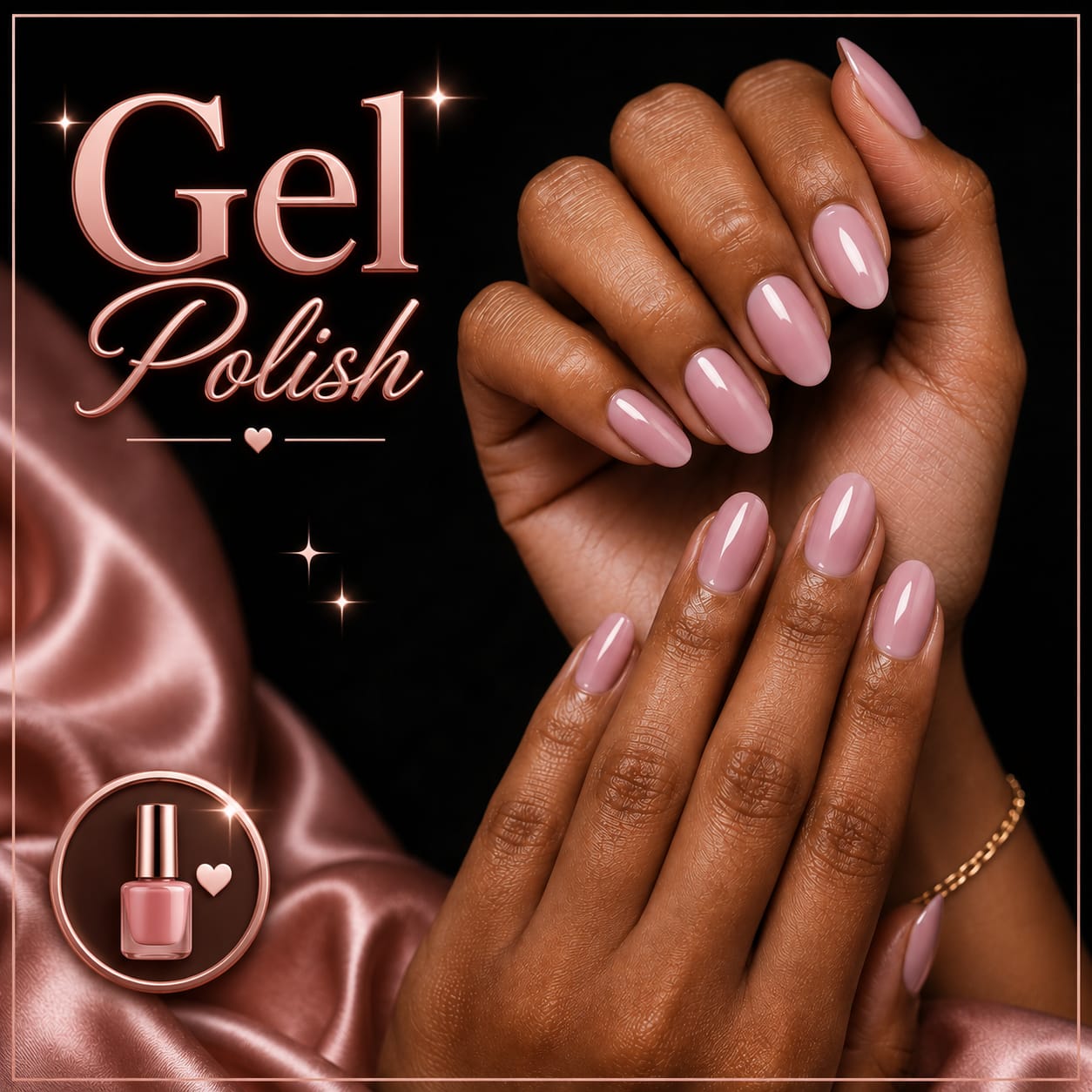Gel polish nail design